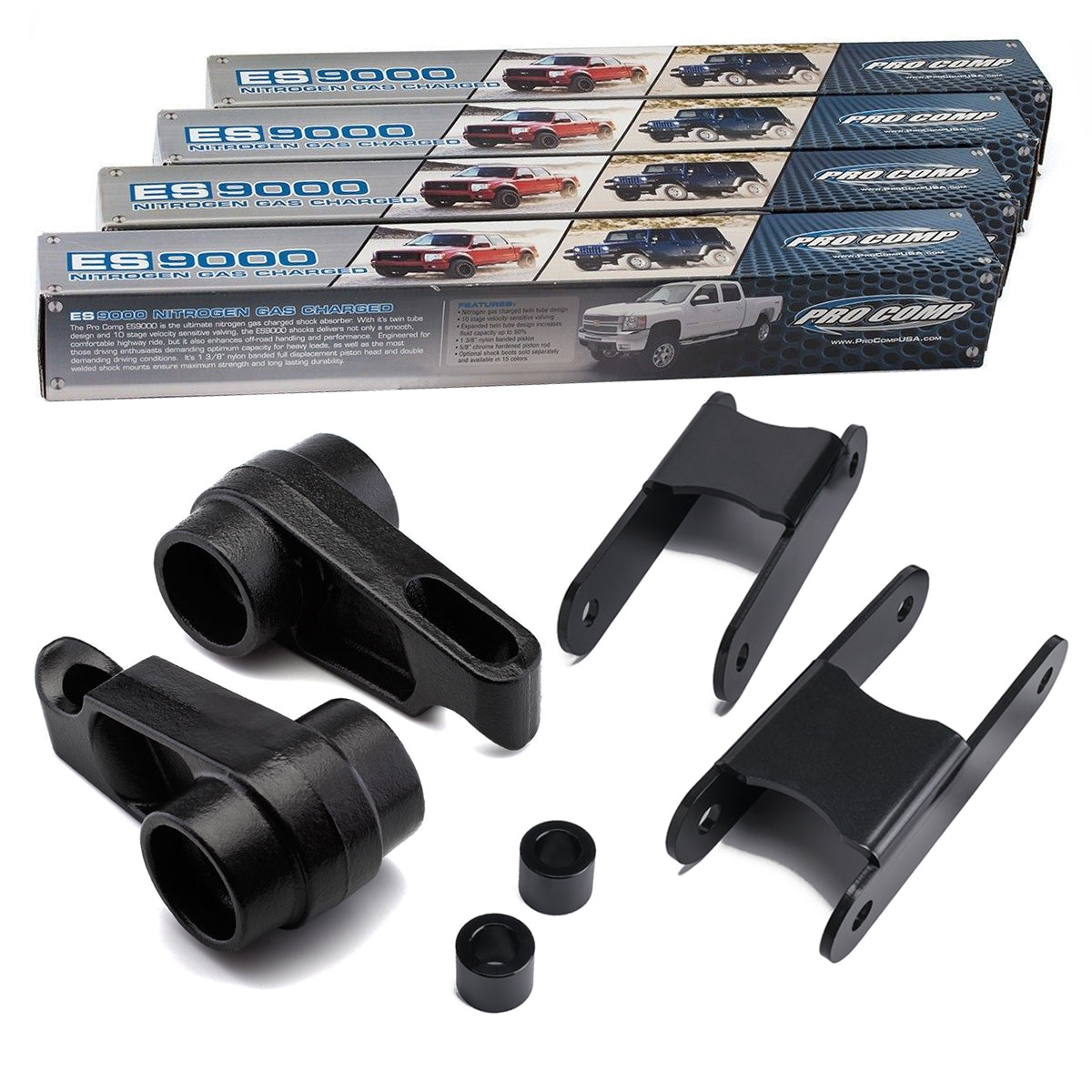 2004-2012 Chevrolet Colorado 4WD Full Lift Kit with Extended Shocks