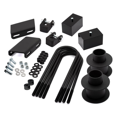 Full Lift Kit + Shock Extender Brackets / Bump Stop 2008-2022 Ford F350 SD 4WD Overloads