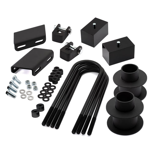 Full Lift Kit + Shock Extender Brackets / Bump Stop 2008-2022 Ford F250 SD 4WD Overloads