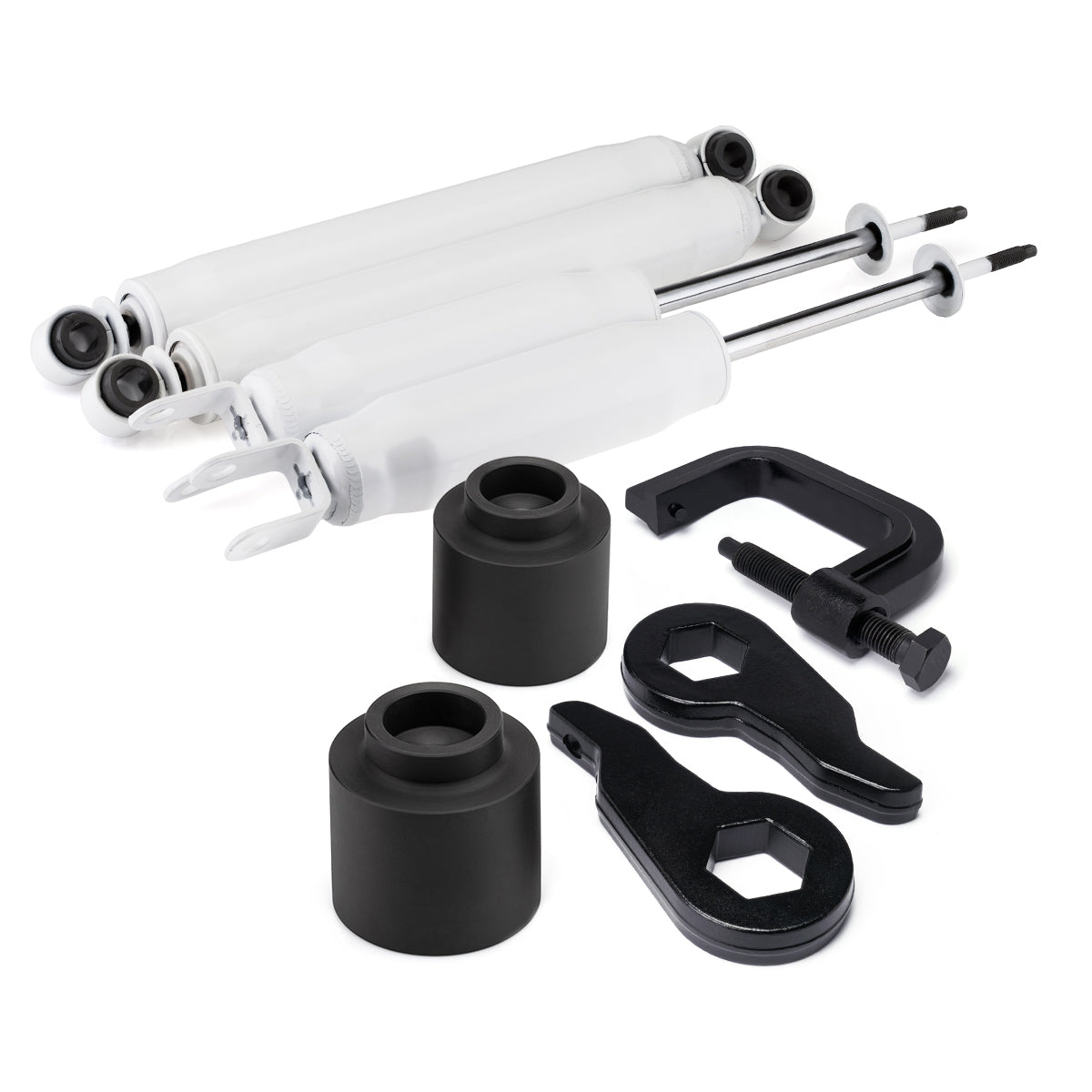 2000-2006 Chevy Suburban 4WD Full Lift Kit with Extended Shocks and Torsion Key Unloading/Removal Tool