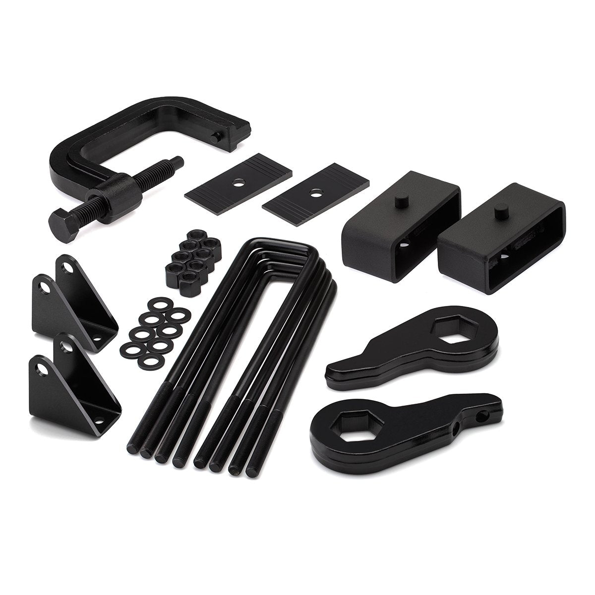 2000-2010 GMC Sierra HD Series Full Lift Kit with Shock Extenders / Torsion Key Unloading / Removal Tool / Shims
