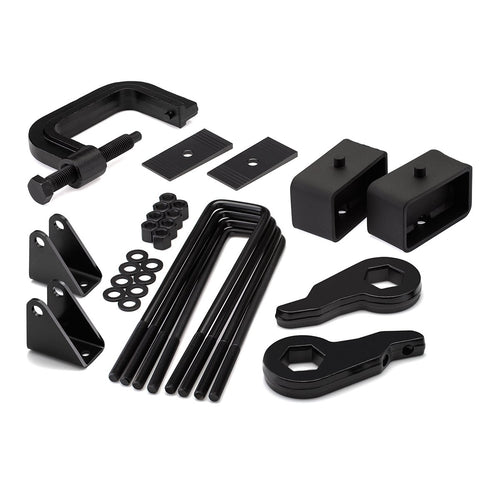 2001 - 2010 CHEVROLET SILVERADO 1500HD Full Lift Kit with Shock Extenders / Torsion Key Unloading / Removal Tool / Shims