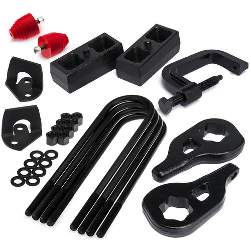 2002-2005 Dodge Ram 1500 Full Lift Kit with Shock Extensions Bump Stops and Torsion Key Unloading/Removal Tool