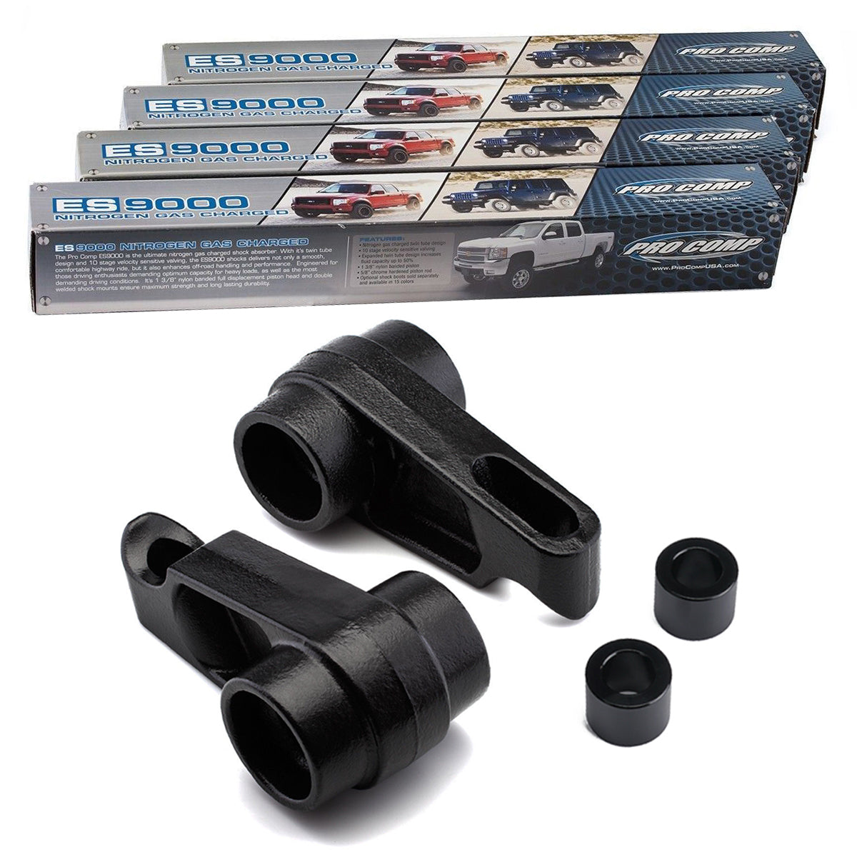 2004-2012 GMC Canyon 4WD Front Lift Kit with Extended Shocks