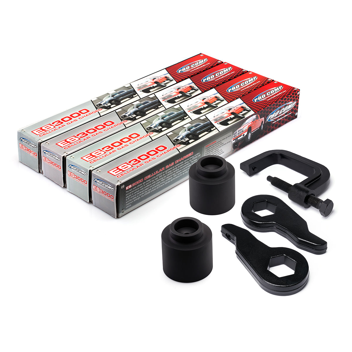 2000-2006 GMC Yukon Full Lift Kit with Procomp Extended Shocks and Torsion Key Unloading/Removal Tool