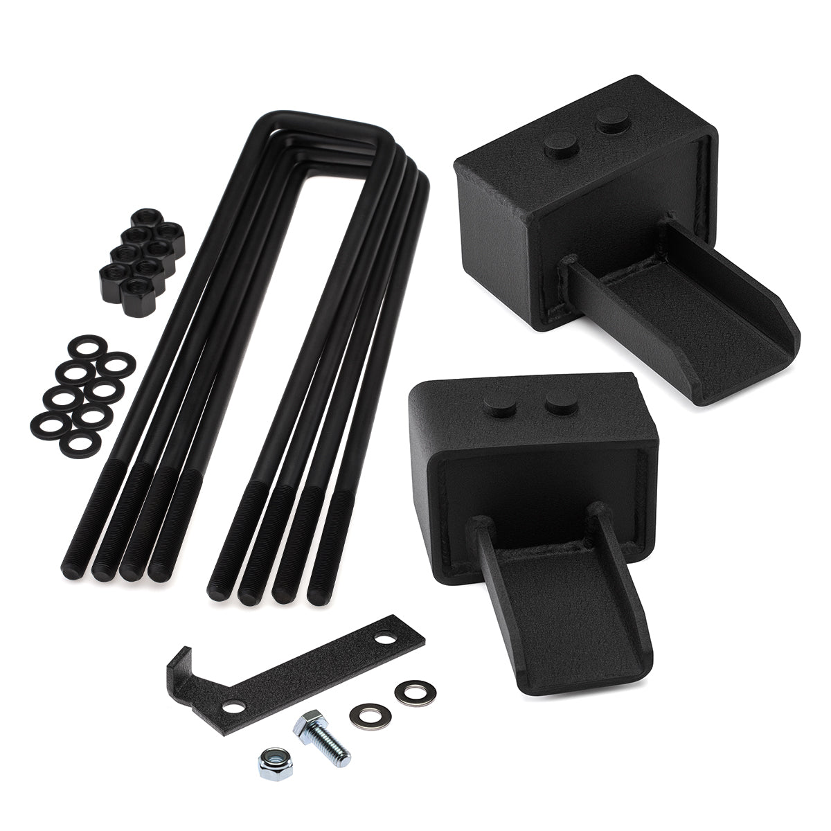 Rear Lift 2004-2020 Ford F150 4WD High-Strength Steel Blocks + U-Bolts Kit