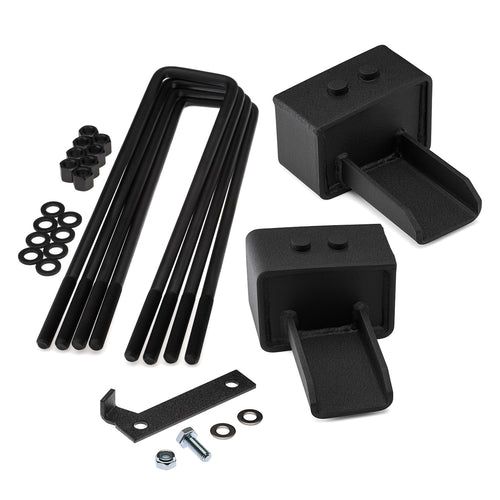 Rear Lift 2004-2020 Ford F150 4WD High-Strength Steel Blocks + U-Bolts Kit