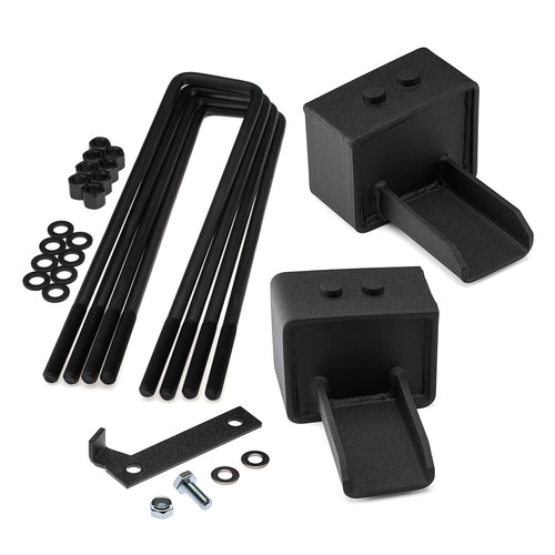Rear Lift 2004-2020 Ford F150 4WD High-Strength Steel Blocks + U-Bolts Kit