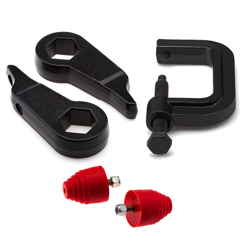2001-2006 Ford Explorer Front Lift Kit with Bump Stops with Torsion Key Unloading/Removal Tool