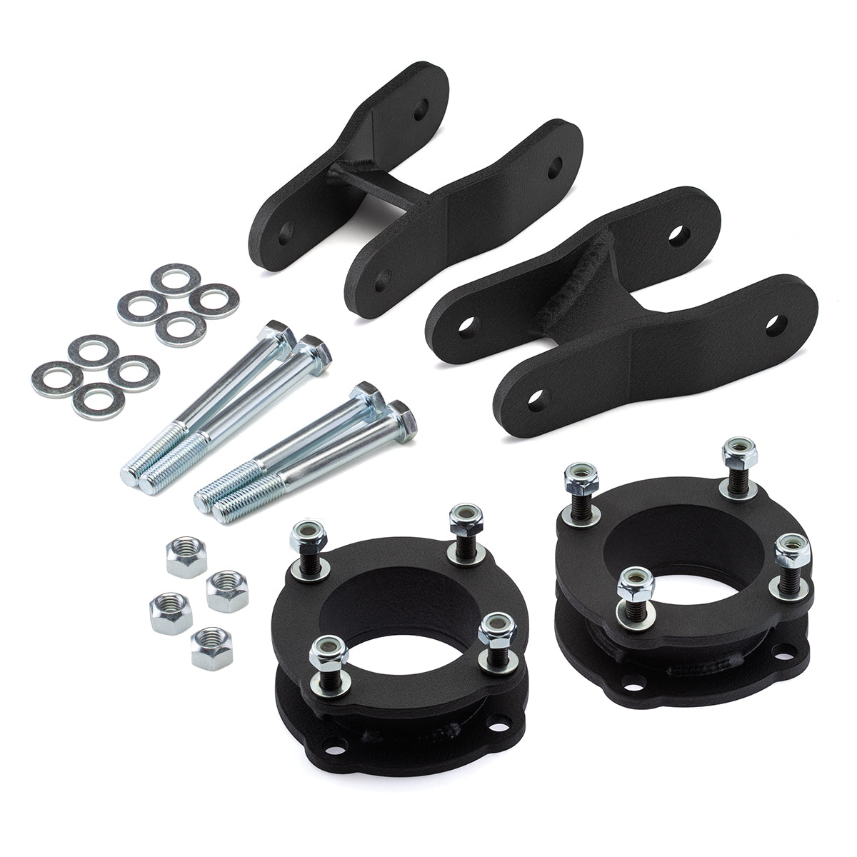 2007 - 2020 TOYOTA TUNDRA Full Front Spacers + Rear Steel Shackle Lift Kit