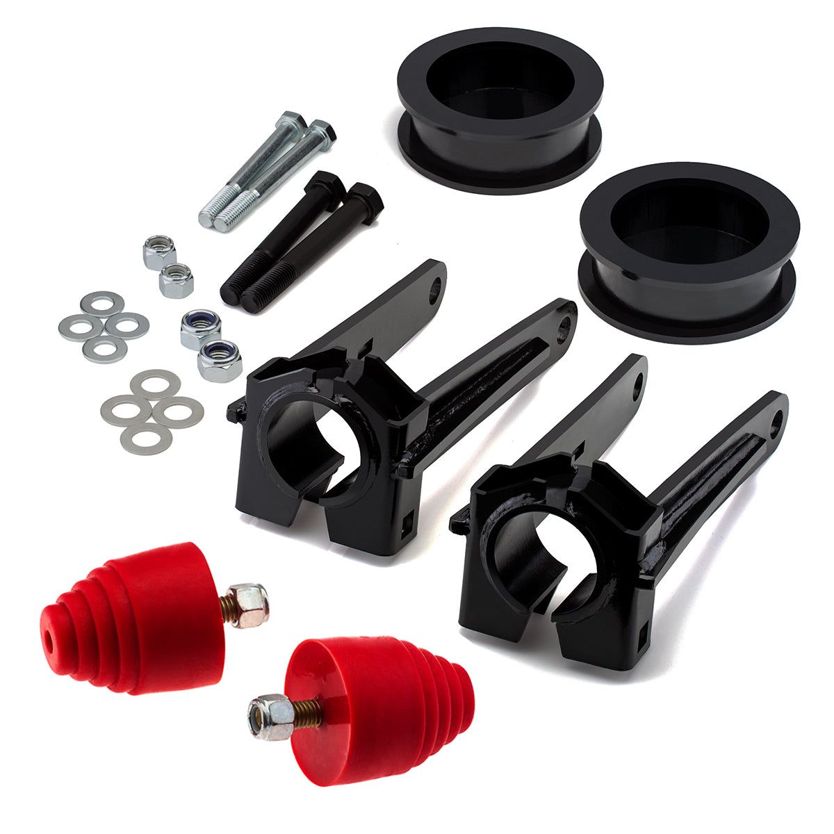 2006-2010 Jeep Commander XK Full Lift Kit with Strut Fork Clevis and Bump Stops